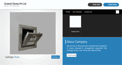 Desktop Screenshot of garbagechutes.co.in